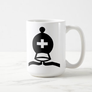 Caneca De Café Bispo negro