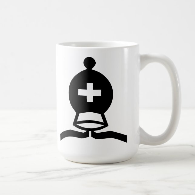 Caneca De Café Bispo negro (Direita)
