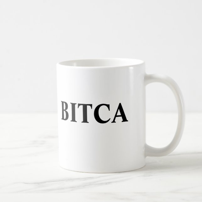 Caneca De Café Bitca - frente e verso (Direita)