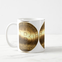 Caneca De Café Bitcoin de bronze
