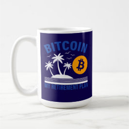 Caneca De Café Bitcoin Minha Aposentadoria, Vibrações Tropicais d