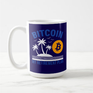 Caneca De Café Bitcoin Minha Aposentadoria, Vibrações Tropicais d