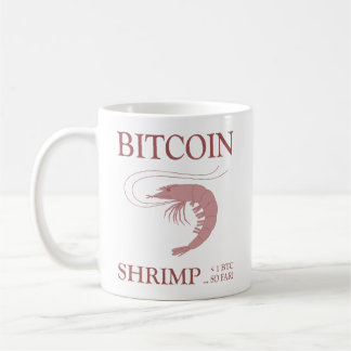 Caneca De Café Bitcoin Shrimp