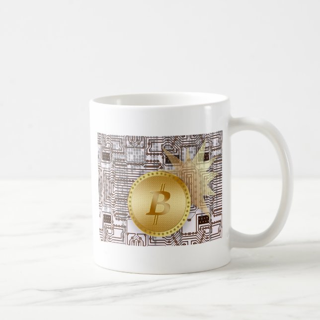 Caneca De Café Bitmoeda 18 (Direita)