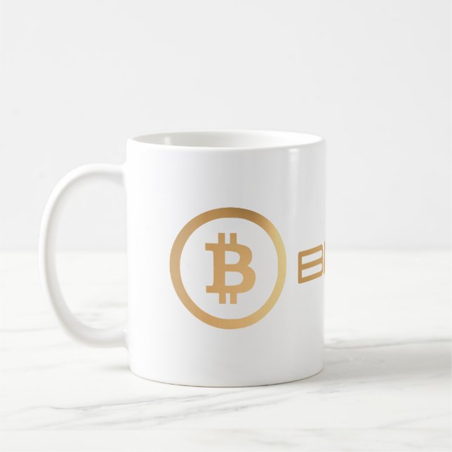 Caneca De Café Bitmoney (Esquerda)