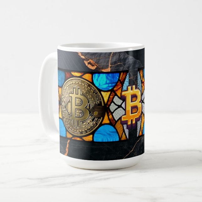 Caneca De Café Bitmoney (Frente Esquerda)