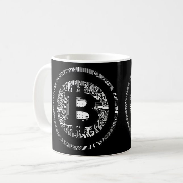 Caneca De Café Bitmoney (Frente Esquerda)
