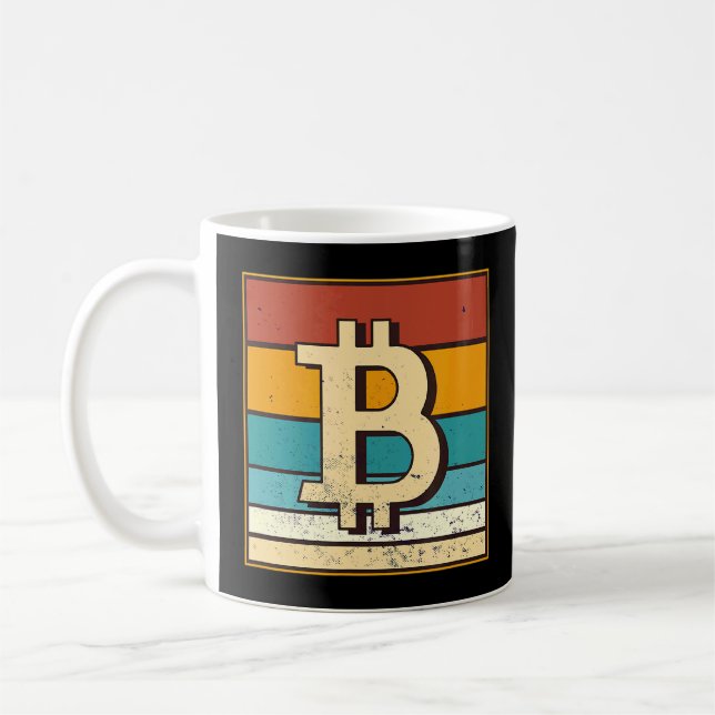 Caneca De Café Bitmoney Miner Rig Duro Wallet Btc Crypto (Esquerda)