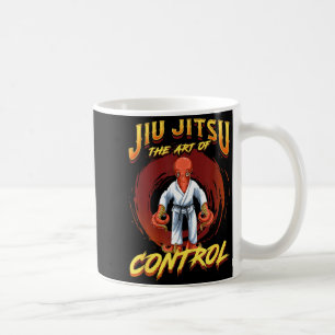 Caneca De Café BJJ A Arte do Controle - Grappling Jiu Jitsu