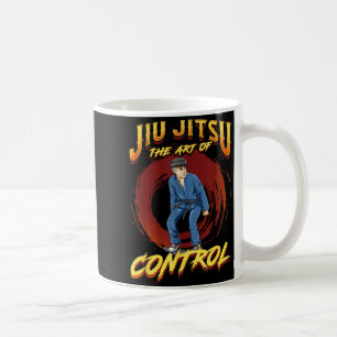 Caneca De Café BJJ A Arte Do Controle - Grappling Jiu Jitsu Bjj