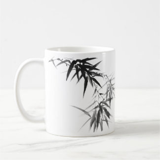 Caneca De Café Black Bamboo Twig