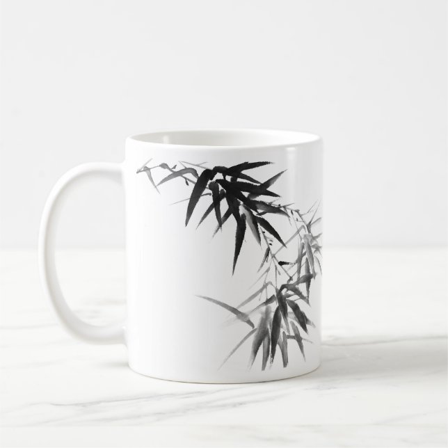 Caneca De Café Black Bamboo Twig (Esquerda)
