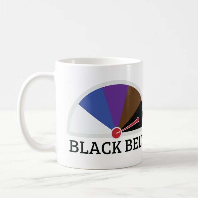 Caneca De Café Black Belt Jiu Jitsu (Esquerda)