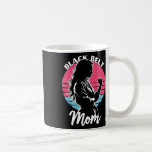 Caneca De Café Black Belt Mãe Artes Marciais Karate Jiu-jitsu Tae