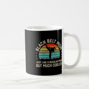 Caneca De Café Black Belt Mãe Karate Jiu Jitsu Taekwondo Martial