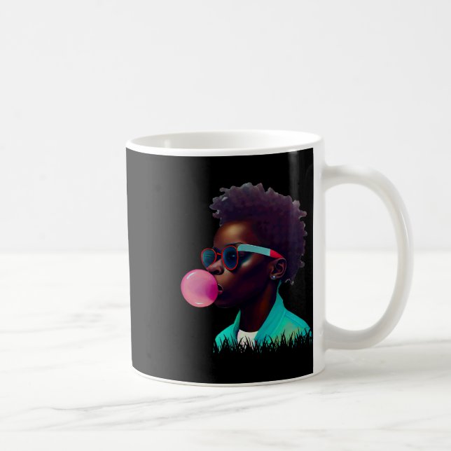 Caneca De Café Black Boy Joy Bubble Gum Divertido African Melanin (Direita)
