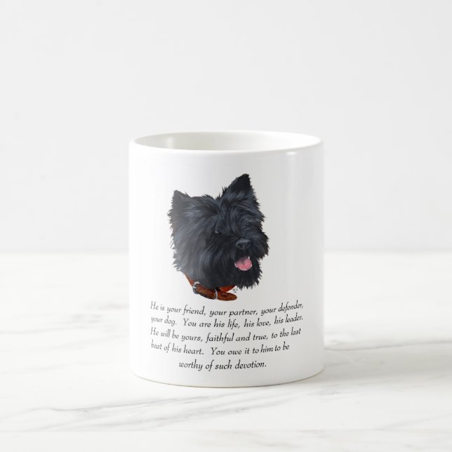 Caneca De Café Black Cairn Terrner Lembrança - Macho (Centro)