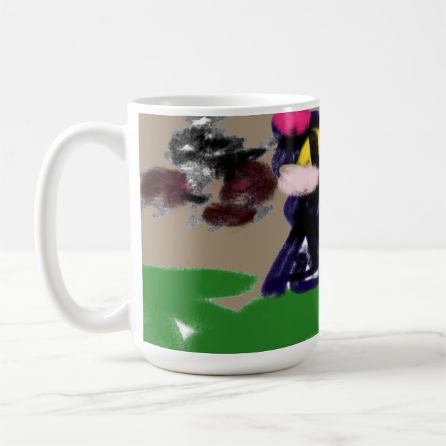 Caneca De Café Black cat Brown (Esquerda)