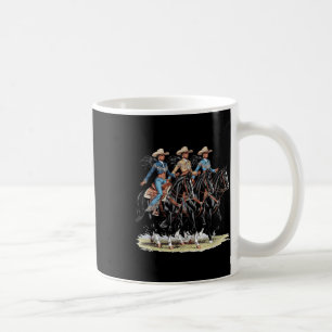 Caneca De Café Black Cowgirl Western Melanin Rodeo Historiador Af
