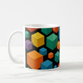 Caneca De Café Black cube Mug