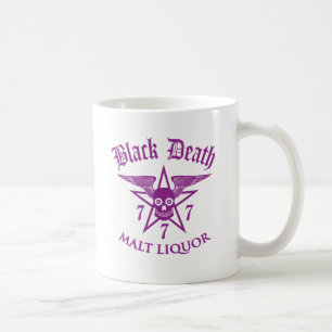 Caneca De Café Black Death 777 - Malt Liquor