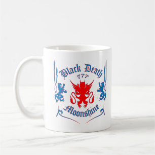Caneca De Café Black Death 777 - Red Louie