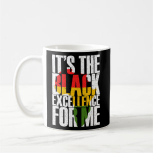 Caneca De Café Black Excellence Afro Black Pride African Black Hi