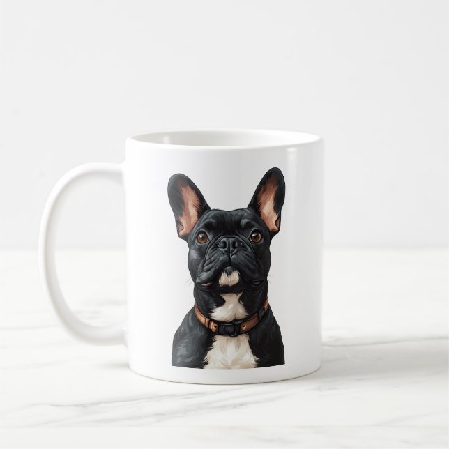 Caneca De Café Black French Buldogue Mug (Esquerda)