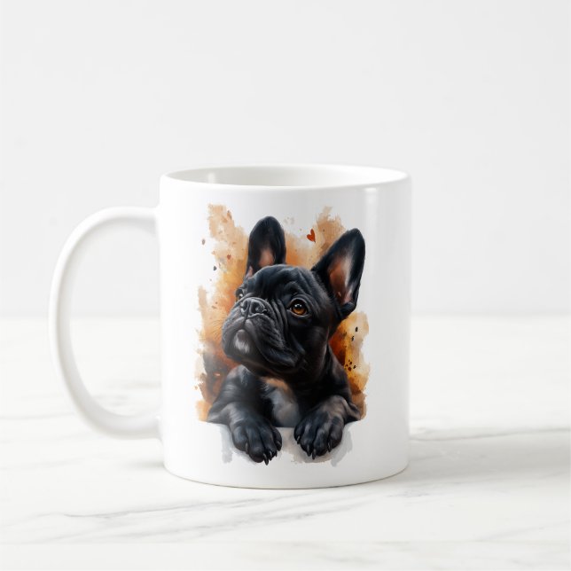 Caneca De Café Black French Buldogue Mug (Esquerda)