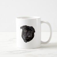 Black Funny Pug