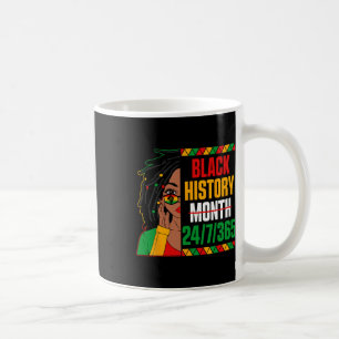 Caneca De Café Black History Month 247365 Loc'd Girl Melanin Blac