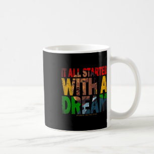 Caneca De Café Black History Month Ream Como Líderes Afro-America