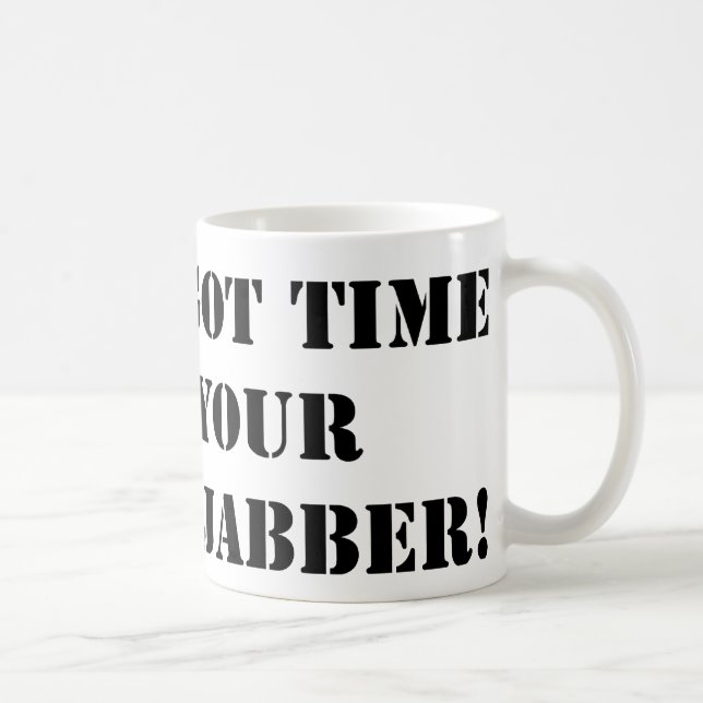 Caneca De Café Black Jibber Jabber Mug (Direita)