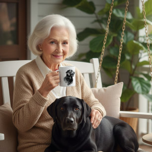Caneca De Café Black Labrador Retriever