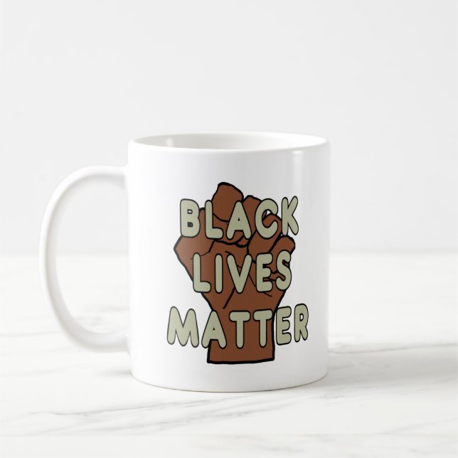Caneca De Café Black Lives é importante BLM (Esquerda)