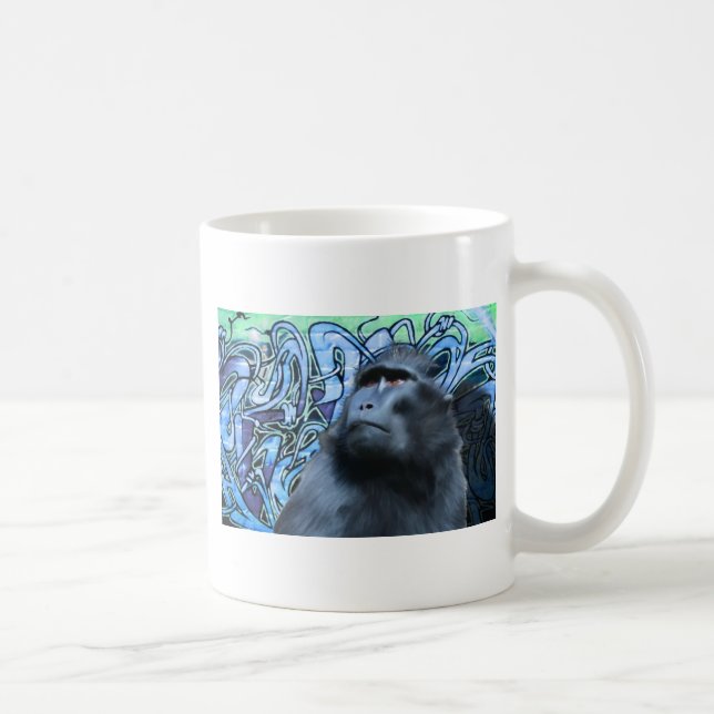 Caneca De Café Black Macaque Mug (Direita)