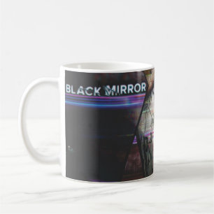 Caneca De Café Black Mirror: Reflexo Distópico do Olho