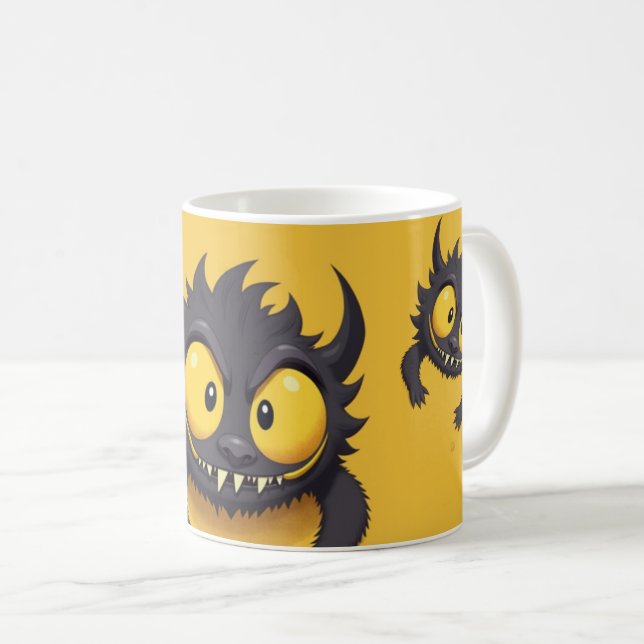 Caneca De Café black monster  (Frente Esquerda)