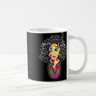 Caneca De Café Black Queen Black History Month African American A