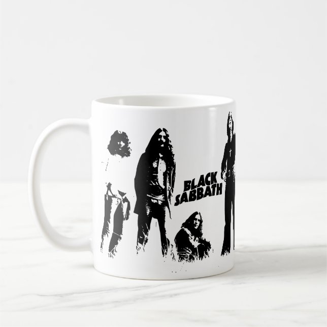 Caneca De Café Black Sabbath Group (Esquerda)