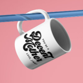 Caneca De Café Black Vintage Retro Decent Mãe Mug