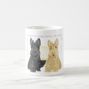 Caneca De Café Black & Wheaten Boas Noites Scotties