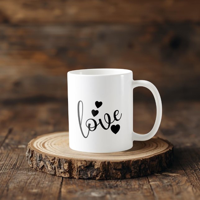 Caneca De Café Black & White Mug (Criador carregado)