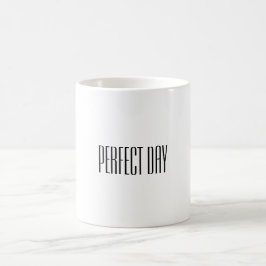Caneca De Café Black White Perfect Day Cote