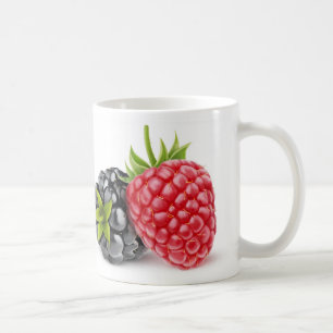 Caneca De Café Blackberry e framboesa