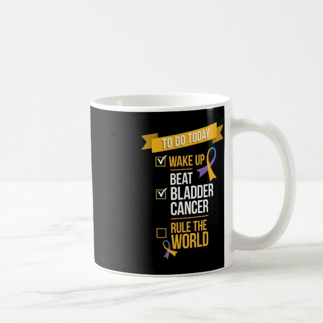 Caneca De Café Bladder Cancer governa o mundo (Direita)