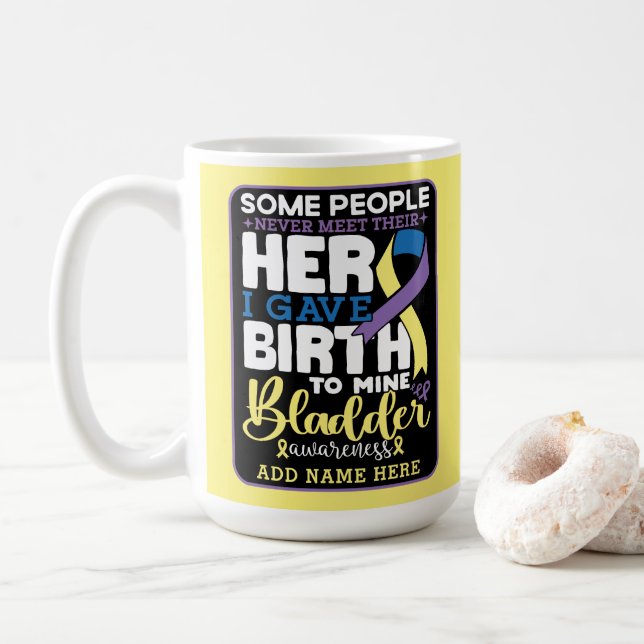 Caneca De Café Bladder warrior Some People Never Meet Their Hero (Com Donut)