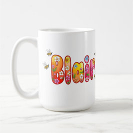 Caneca De Café Blair - Floral and Bee Design Mug