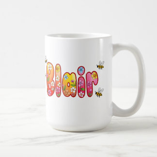 Caneca De Café Blair - Floral and Bee Design Mug