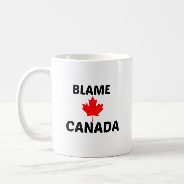 CANECA DE CAFÉ BLAME CANADÁ (Esquerda)